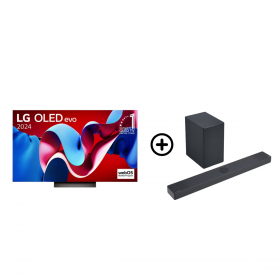 Pack Téléviseur LG OLED55C44 + Barre de son SC9S