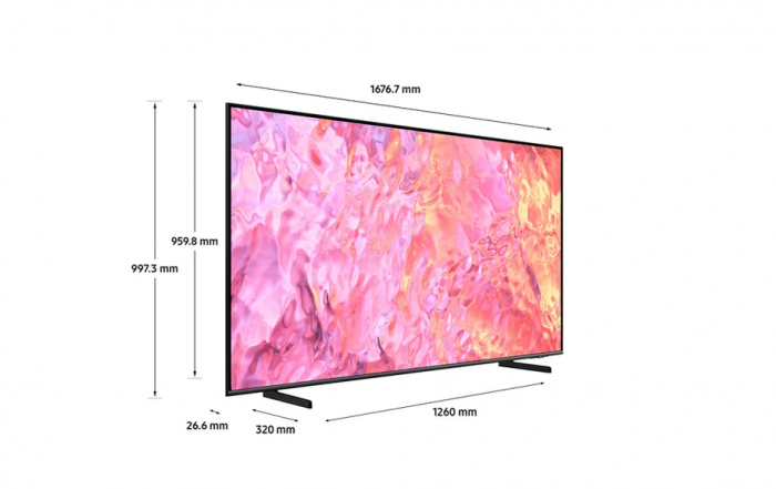 Téléviseur TV LED UHD 4K SAMSUNG - TQ75Q68CAUXXC