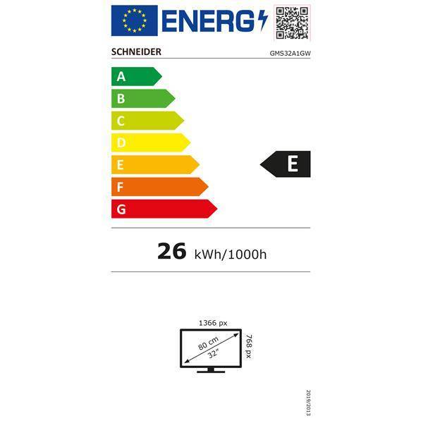 Téléviseur LED HDTV SCHNEIDER - GMS32A1GW